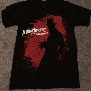 A Nightmare on Elm Street movie tee.